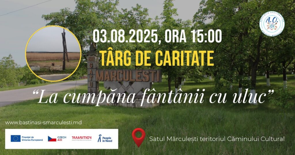 Târg de caritate „La cumpăna fântânii cu uluc”